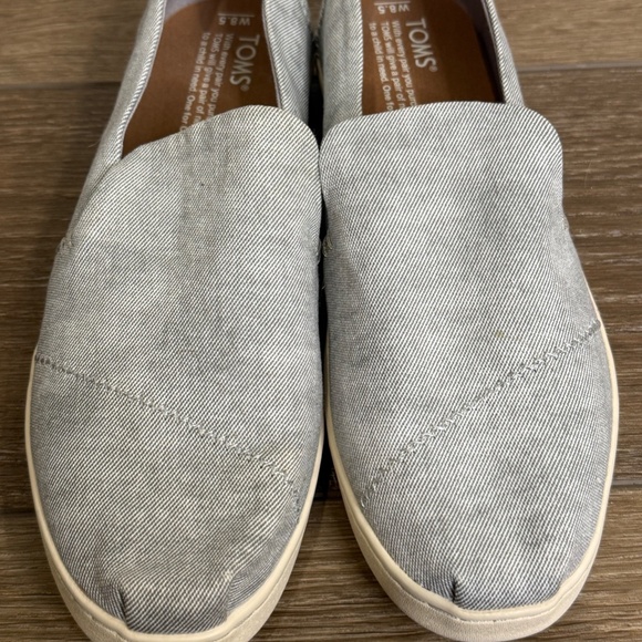 TOMS Women's NWT Deconstructed Alpargata Slip-On Casual Shoes, Gray, Size 8.5 - Picture 3 of 11